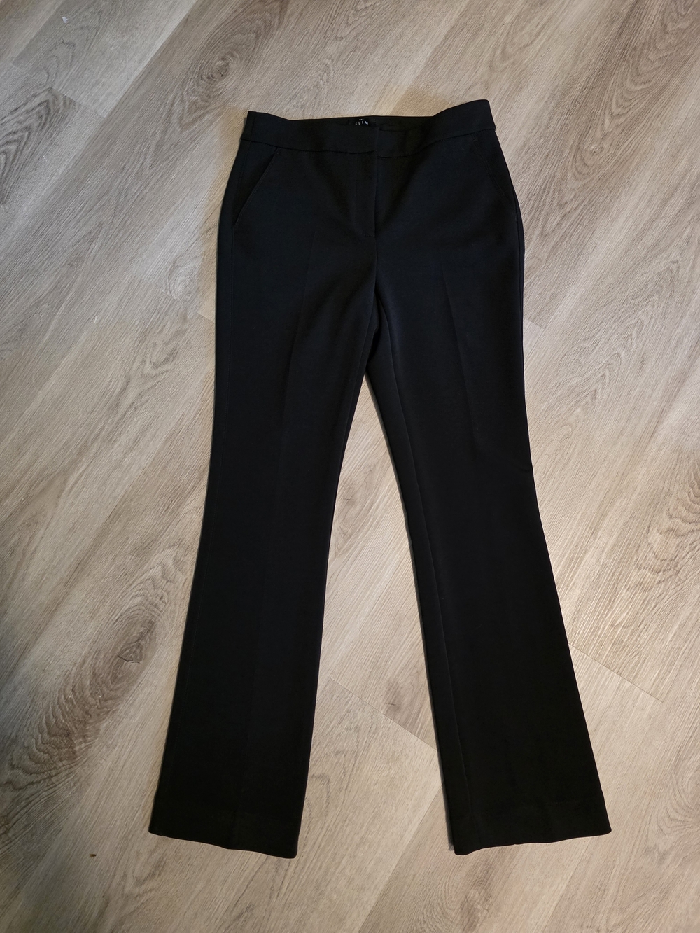 White House Black Market Black Straight-Leg Pants